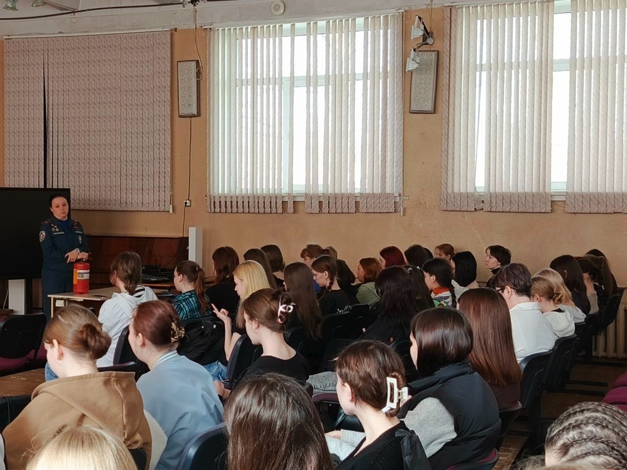 инструктаж о правилах поведения при возникновении пожара